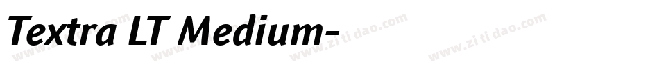Textra LT Medium字体转换